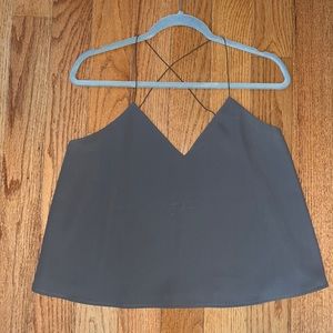 Open Back Green Tank